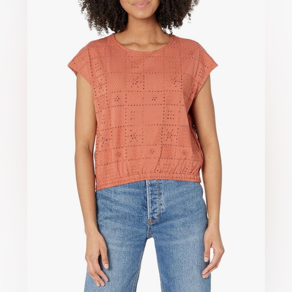 MADEWELL Per Se Eyelet Top Earthen Clay Size M